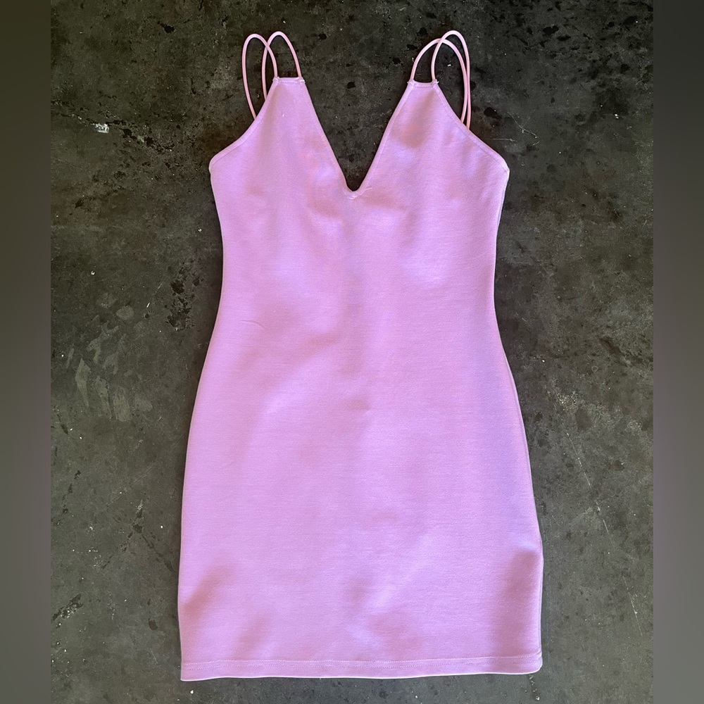 Light purple mini dress